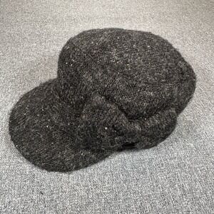Harris Tweed Wool‎ Like Womens Cap Classic With Bow